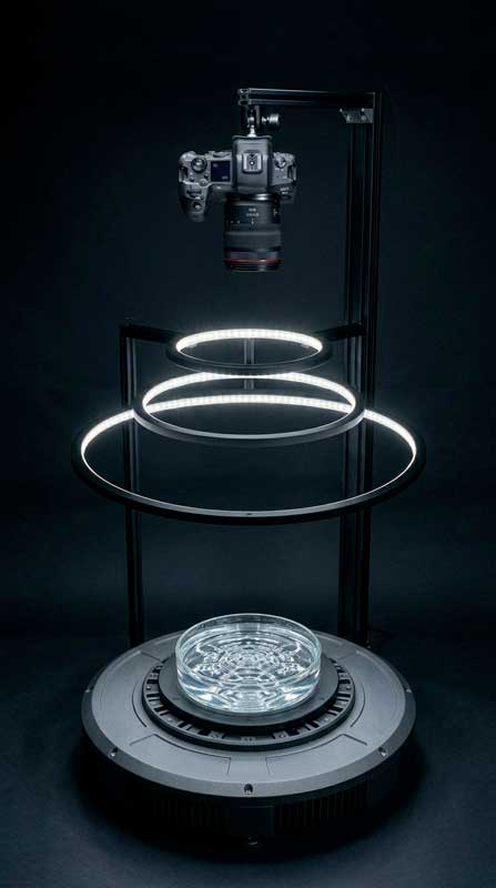 Real cymatics lab device
